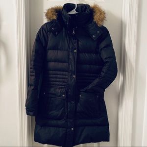 DKNY Black Women’s Long Puffer Coat